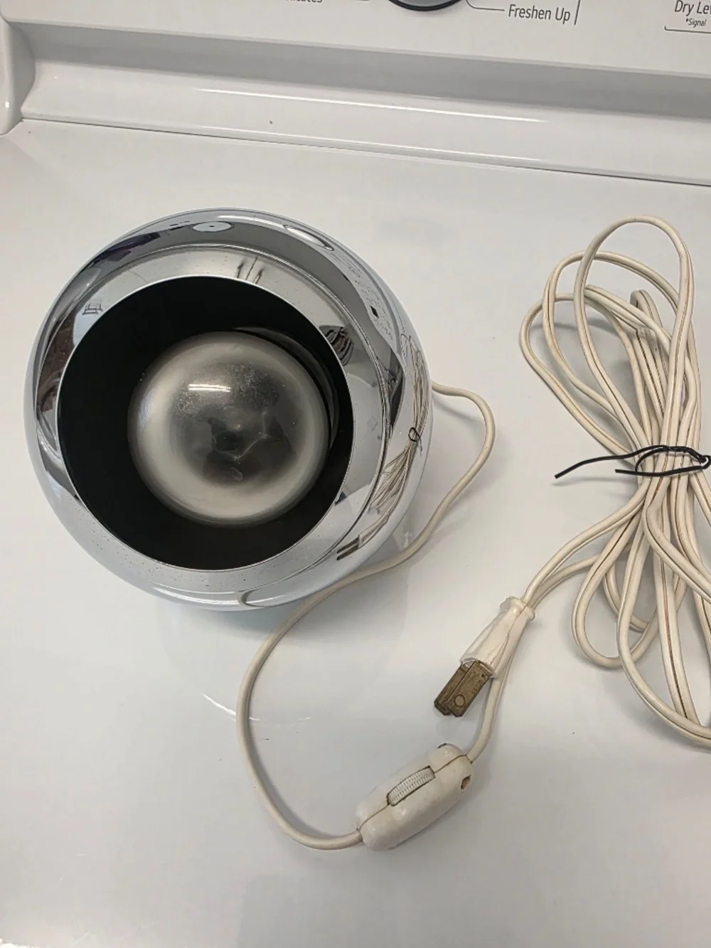 MCM EYEBALL light, wall mounted, by Robert Sonneman for George Kovacs